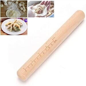 Wooden Baking Dough Roller for Dumpling, Rolling Pin